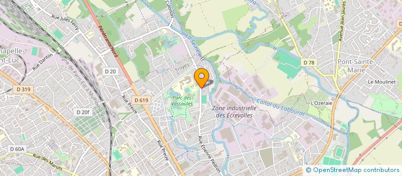 localisation de l'entreprise MADAME IMANE BERGHOUZ  TROYES