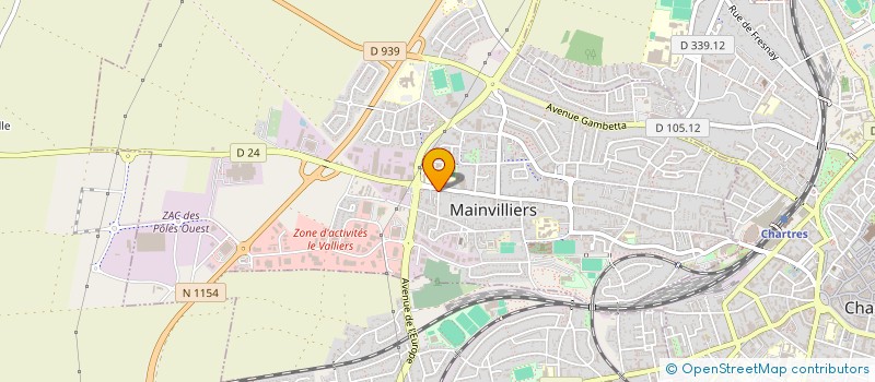 localisation de l'entreprise MADAME IMANE BISSANE à MAINVILLIERS