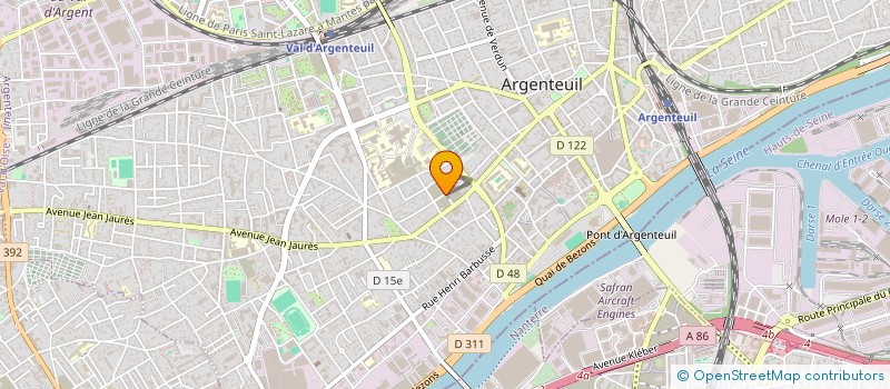 localisation de l'entreprise MADAME IMANE CHERIKI  ARGENTEUIL