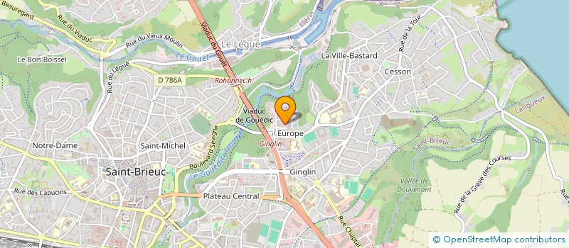 localisation de l'entreprise MADAME IMANE DJILI à SAINT-BRIEUC