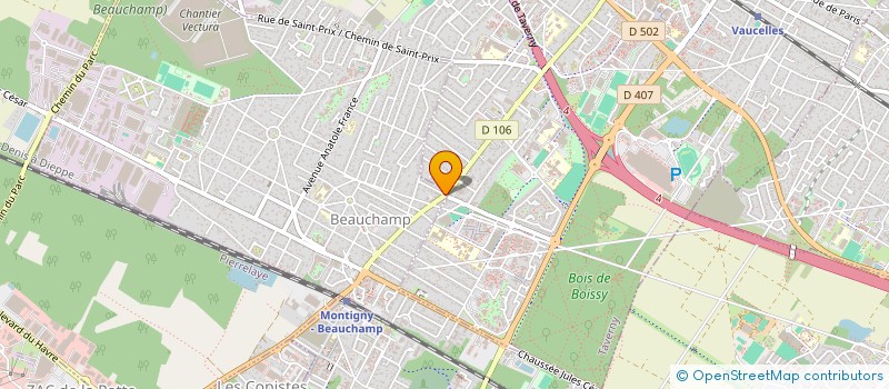 localisation de l'entreprise MADAME IMANE EL AMMOUNI à TAVERNY