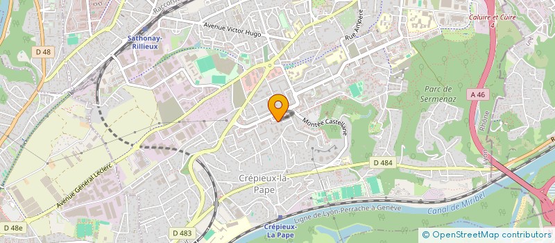 localisation de l'entreprise MADAME IMANE EL HOCEINI  RILLIEUX LA PAPE