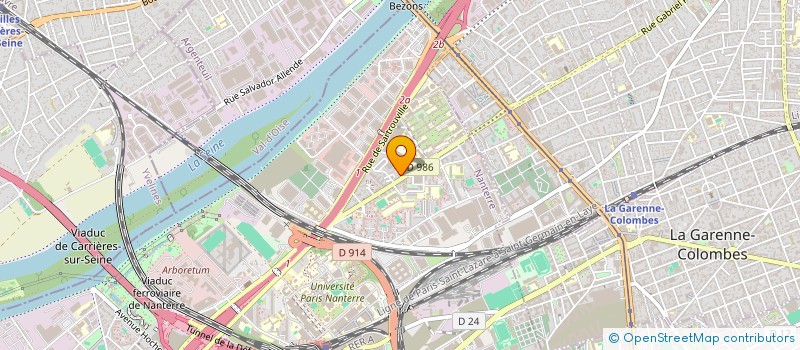 localisation de l'entreprise MADAME IMANE EL MOUNTASSIR  NANTERRE