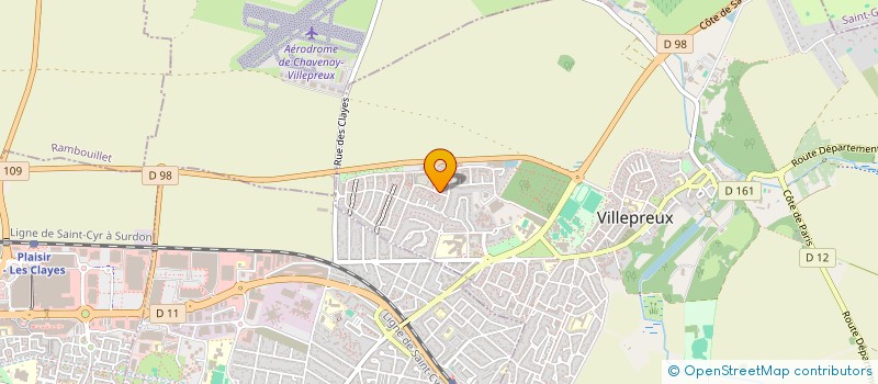 localisation de l'entreprise MADAME IMANE EL OUEDANI  VILLEPREUX