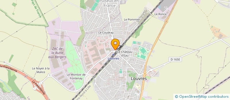 localisation de l'entreprise MADAME IMANE HANTAOU  LOUVRES