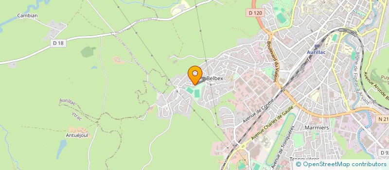localisation de l'entreprise MADAME IMANE HARCHENIF à AURILLAC