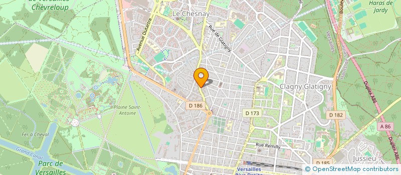 localisation de l'entreprise MADAME IMANE IASSAMEN  LE CHESNAY-ROCQUENCOURT