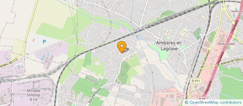 localisation de l'entreprise MADAME IMANE IDRISSI  AMBARES-ET-LAGRAVE