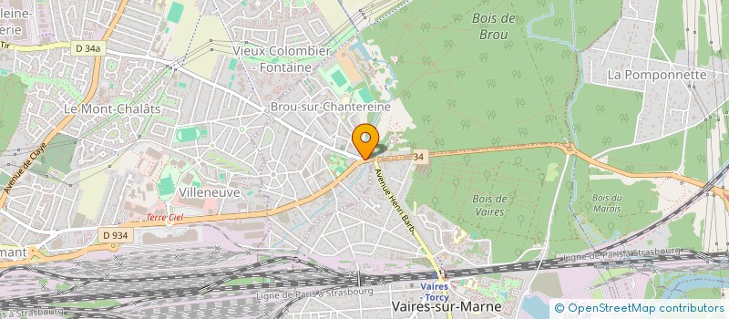 localisation de l'entreprise MADAME IMANE JAMAA  BROU-SUR-CHANTEREINE