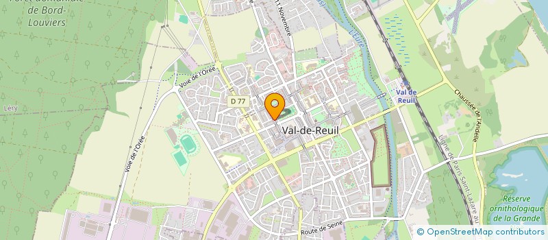 localisation de l'entreprise MADAME IMANE KALLAH  VAL-DE-REUIL