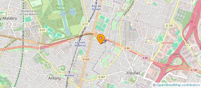 localisation de l'entreprise MADAME IMANE KASIMI à ANTONY