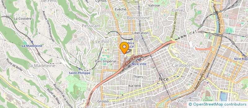 localisation de l'entreprise MADAME IMANE KHOUYA à NICE