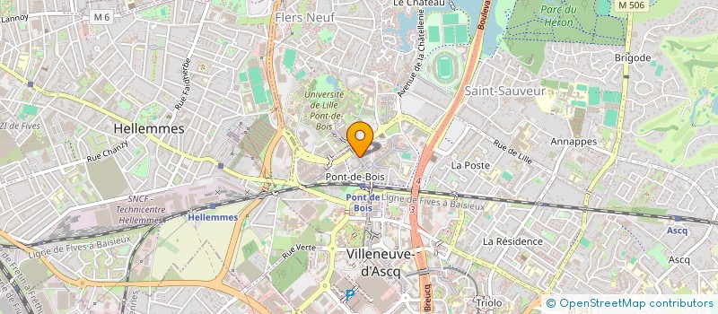 localisation de l'entreprise MADAME IMANE KIDOUN  VILLENEUVE-D'ASCQ