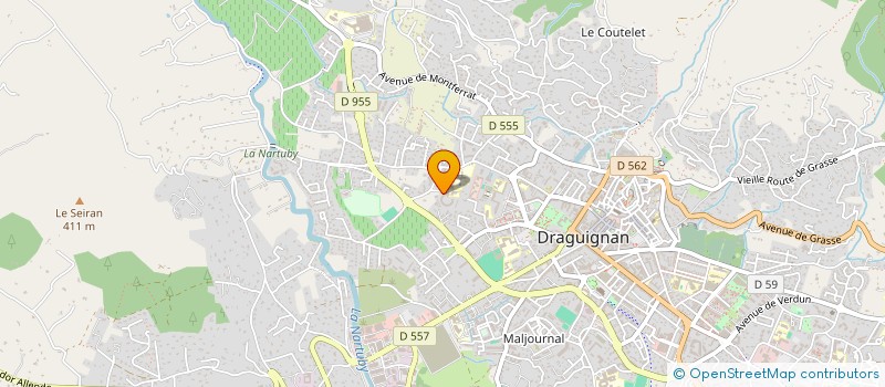 localisation de l'entreprise MADAME IMANE LAHMAME à DRAGUIGNAN