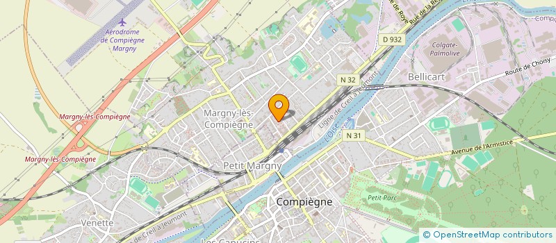 localisation de l'entreprise MADAME IMANE LEBSIR  MARGNY-LES-COMPIEGNE