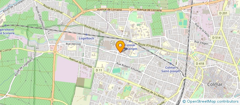 localisation de l'entreprise MADAME IMANE MACHKOUR  COLMAR