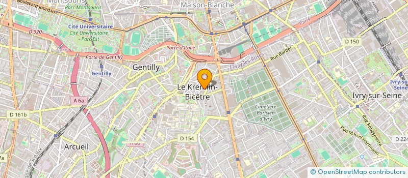 localisation de l'entreprise MADAME IMANE MAOUCHE à LE KREMLIN-BICETRE