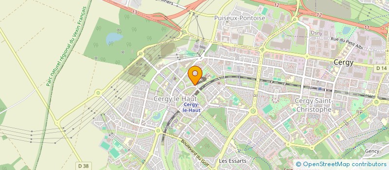 localisation de l'entreprise MADAME IMANE MEGHERBI  CERGY