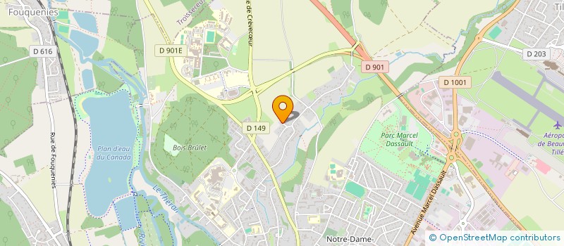 localisation de l'entreprise MADAME IMANE MHADA  BEAUVAIS