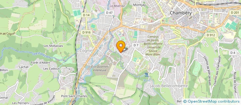 localisation de l'entreprise MADAME IMANE MOUKHLISSE  CHAMBERY