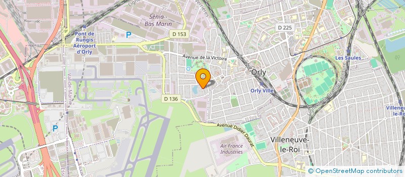 localisation de l'entreprise MADAME IMANE MOUSSAOUI  THIAIS