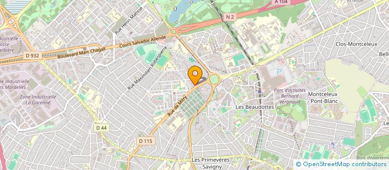 localisation de l'entreprise MADAME IMANE OUAGUED à AULNAY-SOUS-BOIS