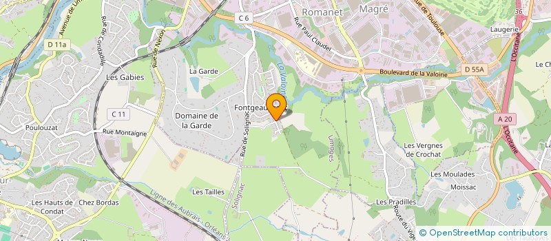 localisation de l'entreprise MADAME IMANE OUAHBY à LIMOGES