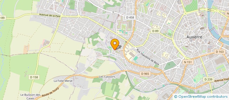 localisation de l'entreprise MADAME IMANE RASS à AUXERRE
