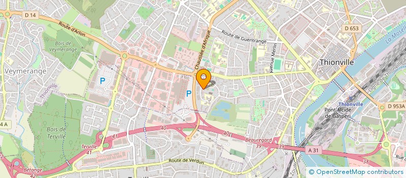 localisation de l'entreprise MADAME IMANE ROSSY  THIONVILLE