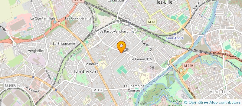 localisation de l'entreprise MADAME IMANE SAAD à LAMBERSART