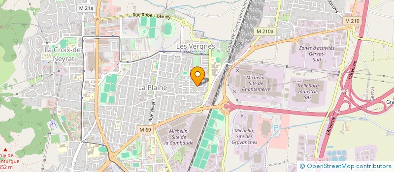 localisation de l'entreprise MADAME IMANE SAKI à CLERMONT-FERRAND