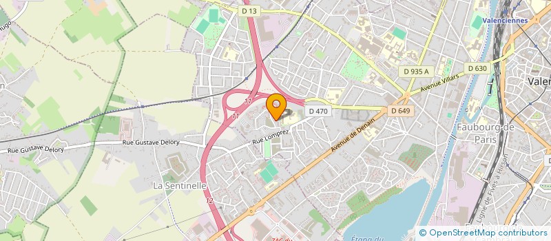 localisation de l'entreprise MADAME IMANE SALAM à VALENCIENNES