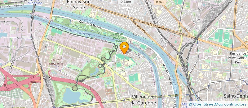 localisation de l'entreprise MADAME IMANE TALEB  VILLENEUVE-LA-GARENNE