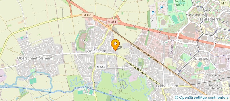 localisation de l'entreprise MADAME IMANE TROMBATI  WOLFISHEIM