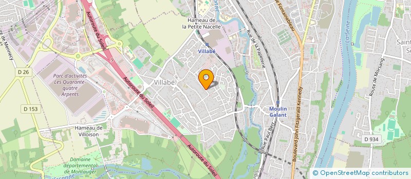 localisation de l'entreprise MADAME IMANE YAHYAOUI  VILLABE