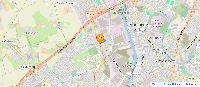 localisation de l'entreprise MADAME IMANE ZAITOUNI à MARQUETTE-LEZ-LILLE