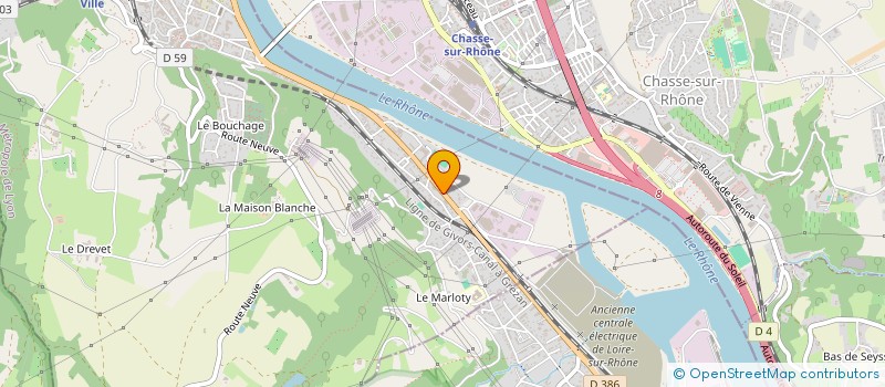 localisation de l'entreprise MADAME IMANE ZENDAOUI  GIVORS