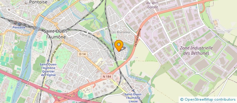 localisation de l'entreprise MADAME IMANE ZIDI à SAINT-OUEN-L'AUMONE