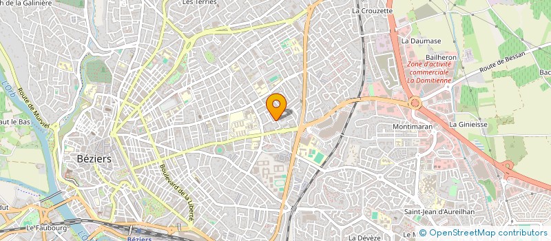 localisation de l'entreprise MADAME IMANE ZINE  BEZIERS