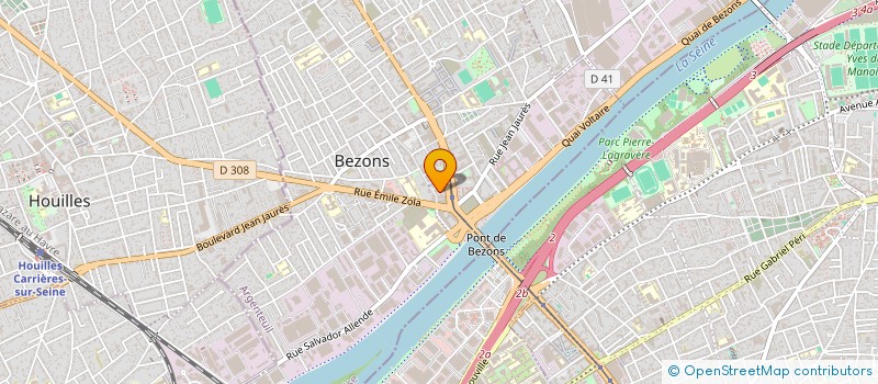 localisation de l'entreprise MADAME IMANE ZOUHRI  BEZONS