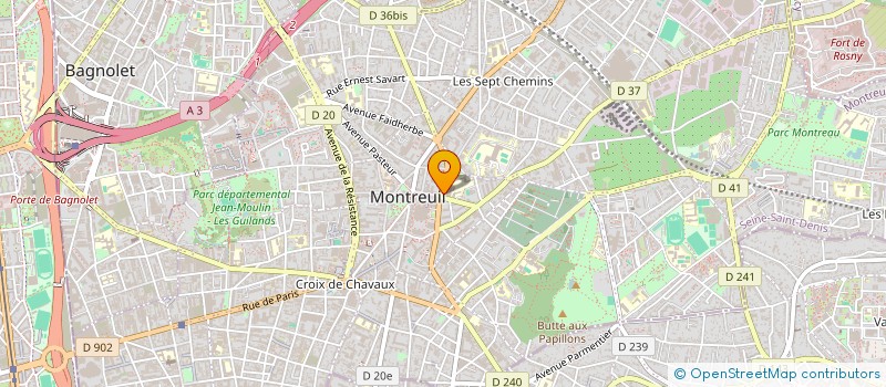 localisation de l'entreprise MADAME IMANNE BOUSSEFA à MONTREUIL