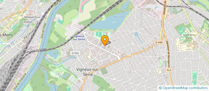 localisation de l'entreprise MADAME IMAQUILA GUERRIER à VIGNEUX-SUR-SEINE