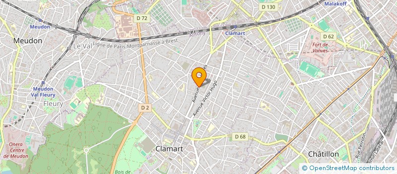 localisation de l'entreprise MADAME IMELDA SANTOS à CLAMART
