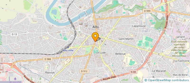 localisation de l'entreprise MADAME IMEN ABID à ALBI