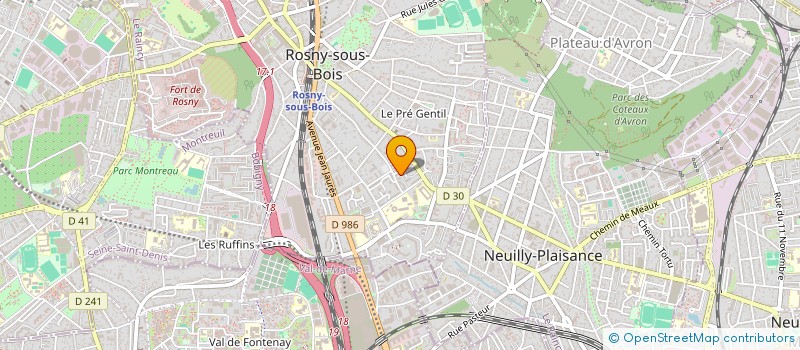 localisation de l'entreprise MADAME IMEN AMMAR à ROSNY-SOUS-BOIS