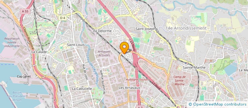 localisation de l'entreprise MADAME IMEN BECHIR à MARSEILLE