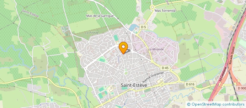 localisation de l'entreprise MADAME IMEN BEN HASSINE  SAINT-ESTEVE