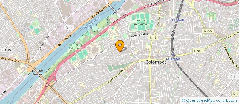 localisation de l'entreprise MADAME IMEN BEN MECHRIA à COLOMBES