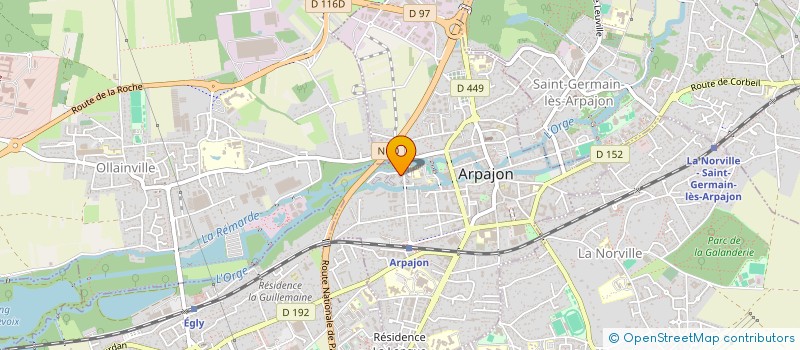 localisation de l'entreprise MADAME IMEN CHAIEB à ARPAJON