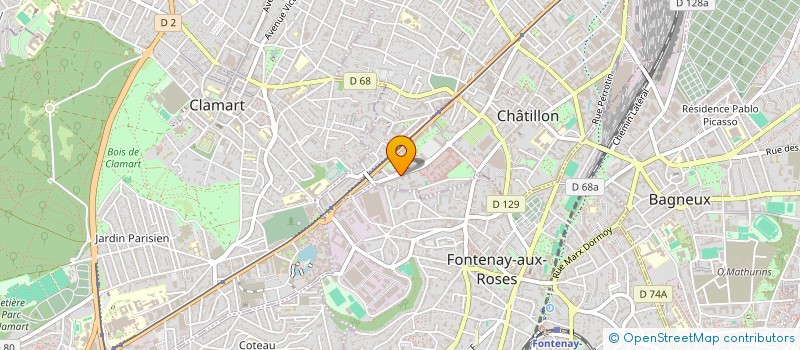localisation de l'entreprise MADAME IMEN CHHOUMI à CHATILLON